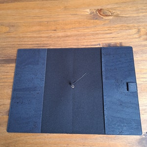 Copertina del taccuino minimalista realizzata a mano con tessuto di sughero, Pronta per la spedizione immagine 7