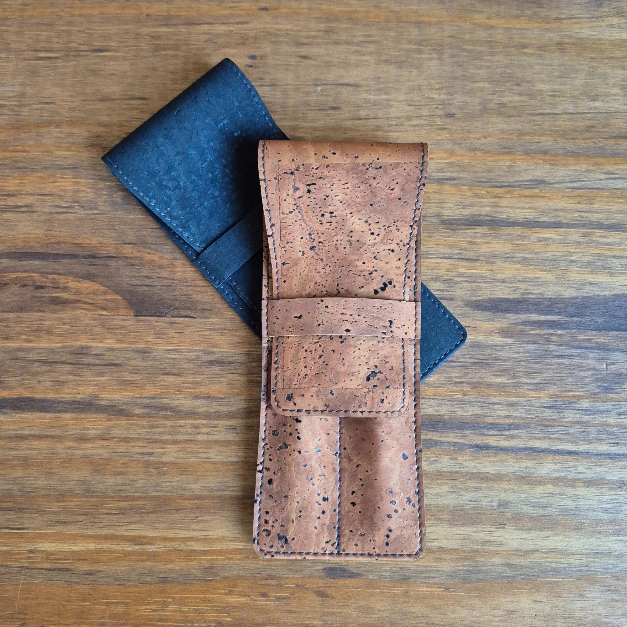 PHILSP - Custodia In Pelle Sintetica Vintage Per Penna Stilografica, Con Tasca Portapenne, Stile Retr&ograve;, Regalo Per Uomini E Donne D'affari, Da