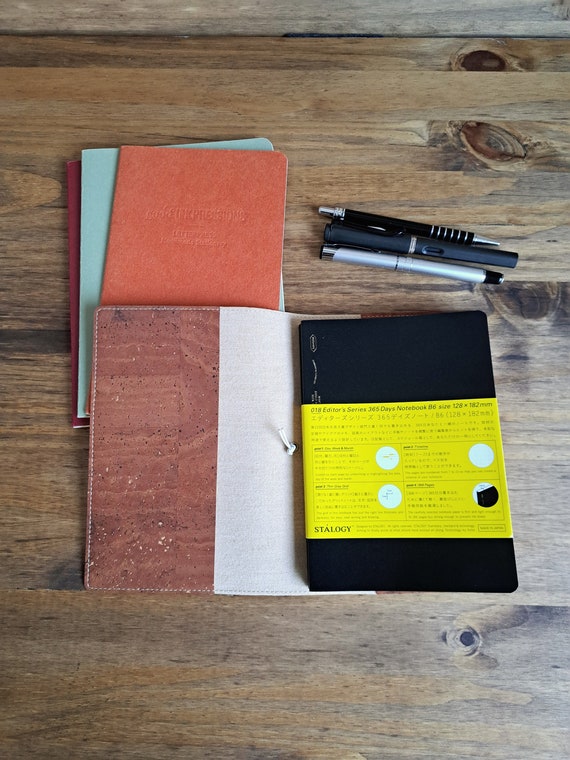 Protège cahier en cuir fabriqué en France - 70€ - Format A4