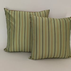 Multicolored Striped Decorative Pillow Cover