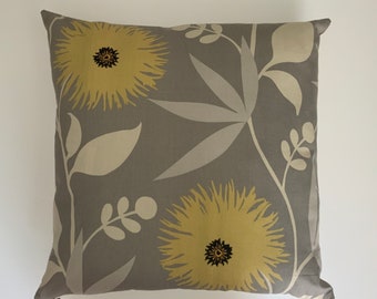Embroidery Enhanced Sunflower Pillow Covers