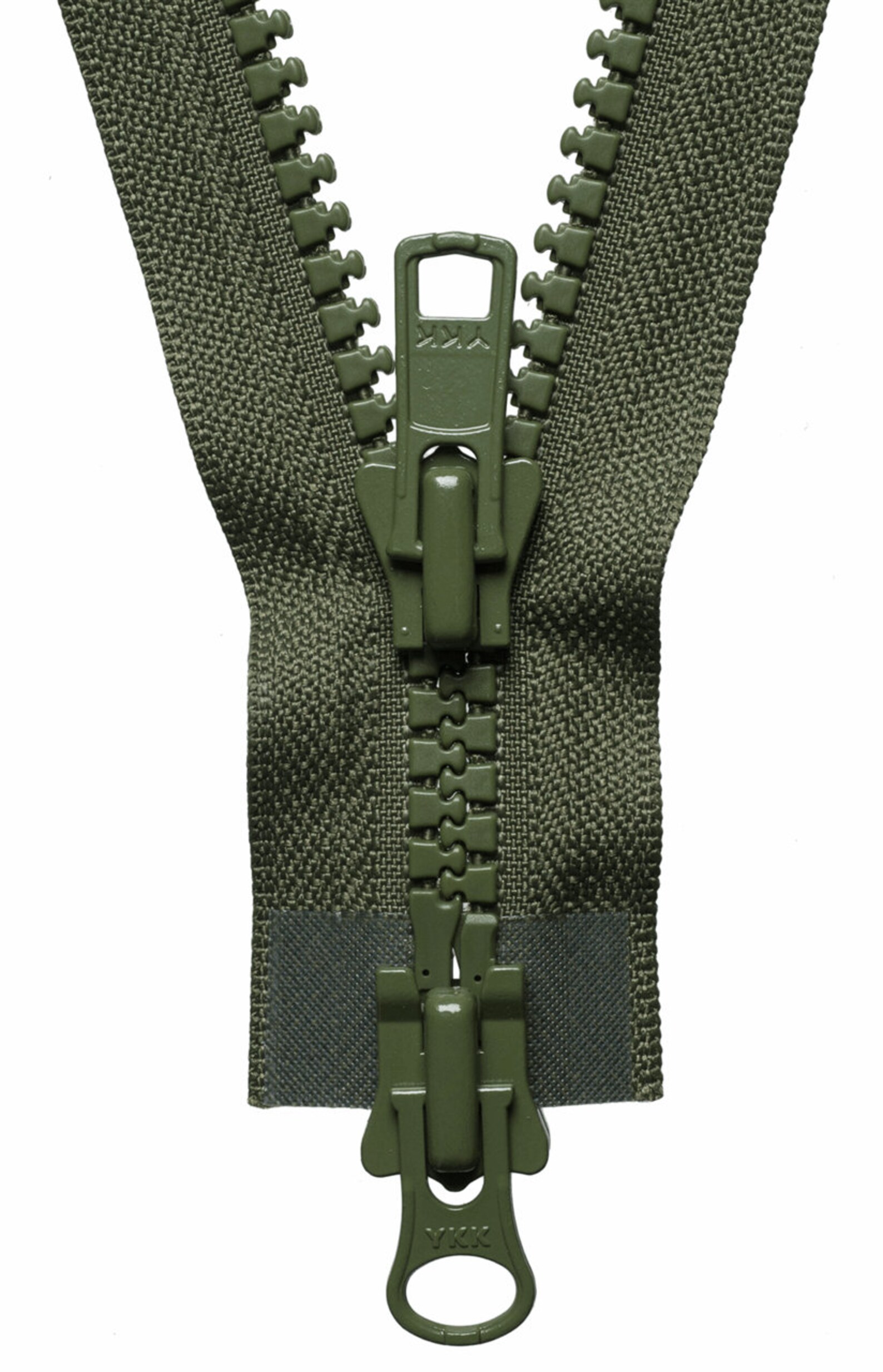 YKK Twoway Open End Vislon Heavy Duty Zips / Size 8 / Coat Zips