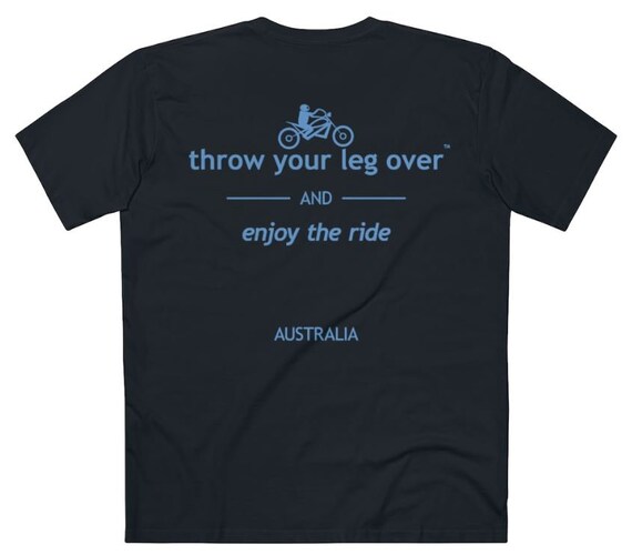 Throw Your Leg Over men's tshirt Etsy
