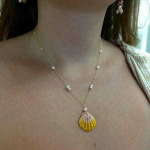 Rare Hawaiian Sunrise Shell Necklace ~ Waterproof 14k Gold Filled 18” - Ocean Themed Jewelry