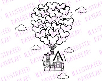 Free Free 98 Silhouette Disney Up House Svg SVG PNG EPS DXF File