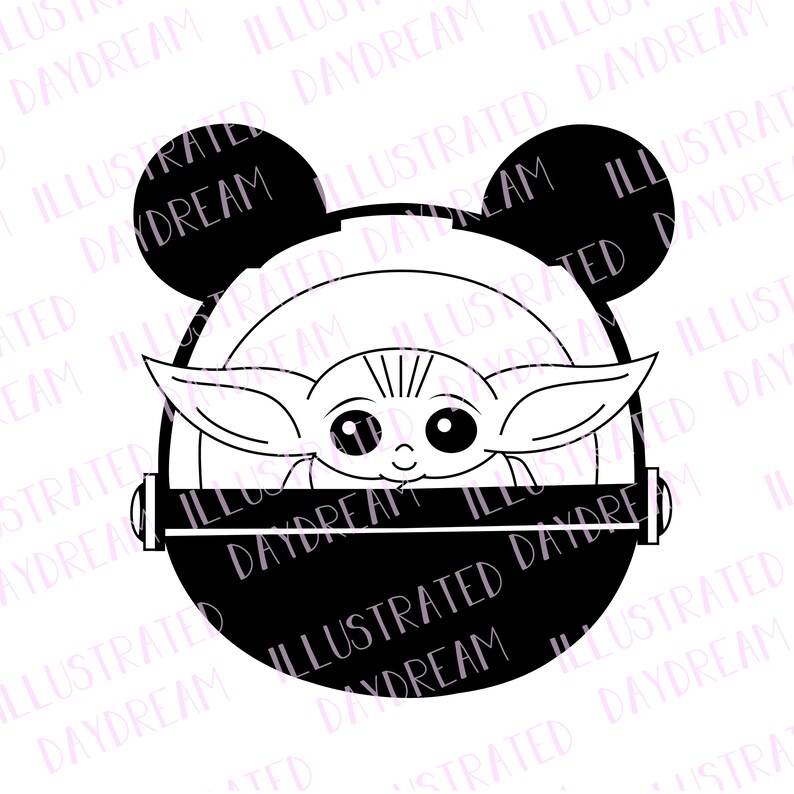 Free Free 104 Baby Yoda Mickey Ears Svg SVG PNG EPS DXF File