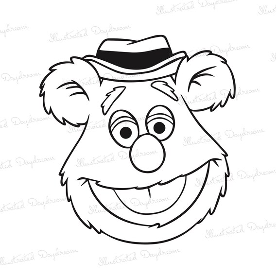 Download Fozzie Bear The Muppets Svg Png Pdf Digital File Etsy