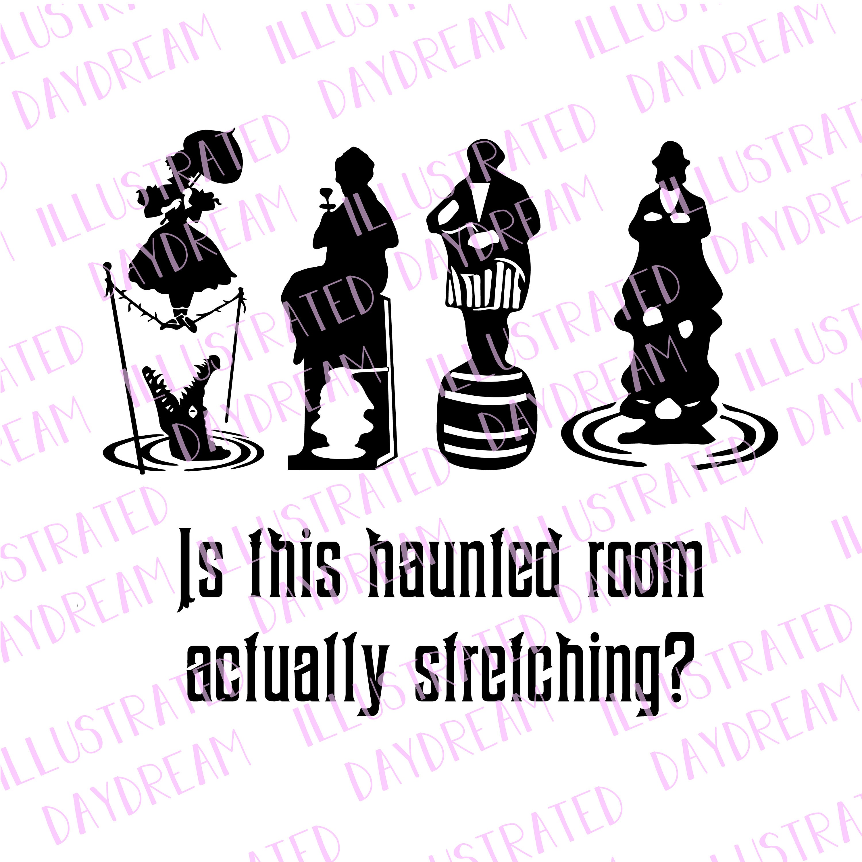 Haunted Mansion Stretching Portraits SVG PNG PDF | Etsy