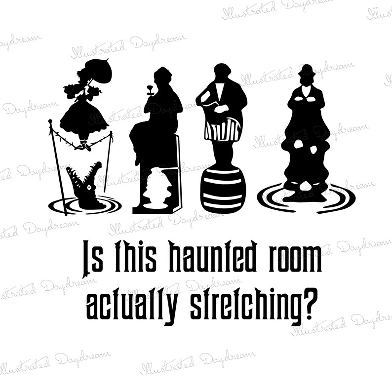 Haunted Mansion Stretching Portraits SVG PNG PDF | Etsy