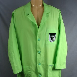 MST3K Dr Forrester Deep 13 Gizmonic Green Lab Coat -Mystery Science Theater 3000