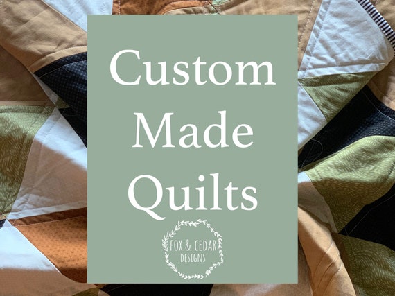 Custom modern Baby and toddler quilts | Handmade custom baby and toddler bedding