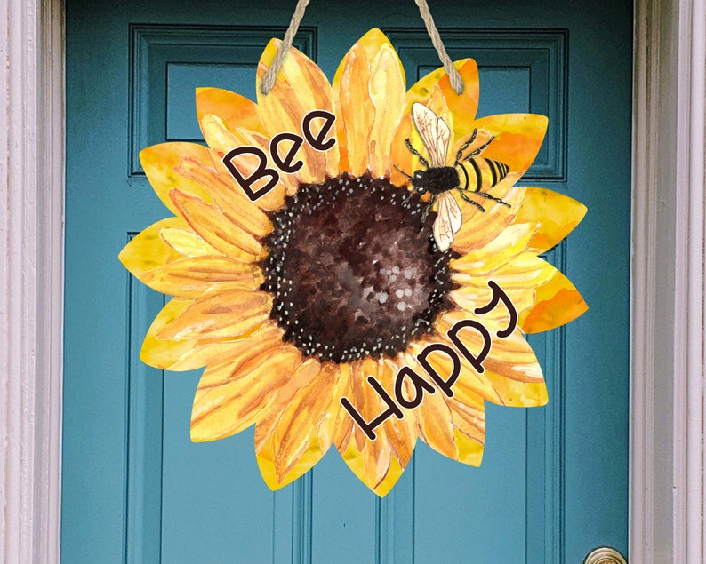Download Sunflower Door Hanger Sublimation Design bundle of 3 ...