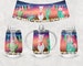 Sublimation Sippy Cup Llama Digital Design PNG Instant Download Full Wrap Design Out of the World Blanks 