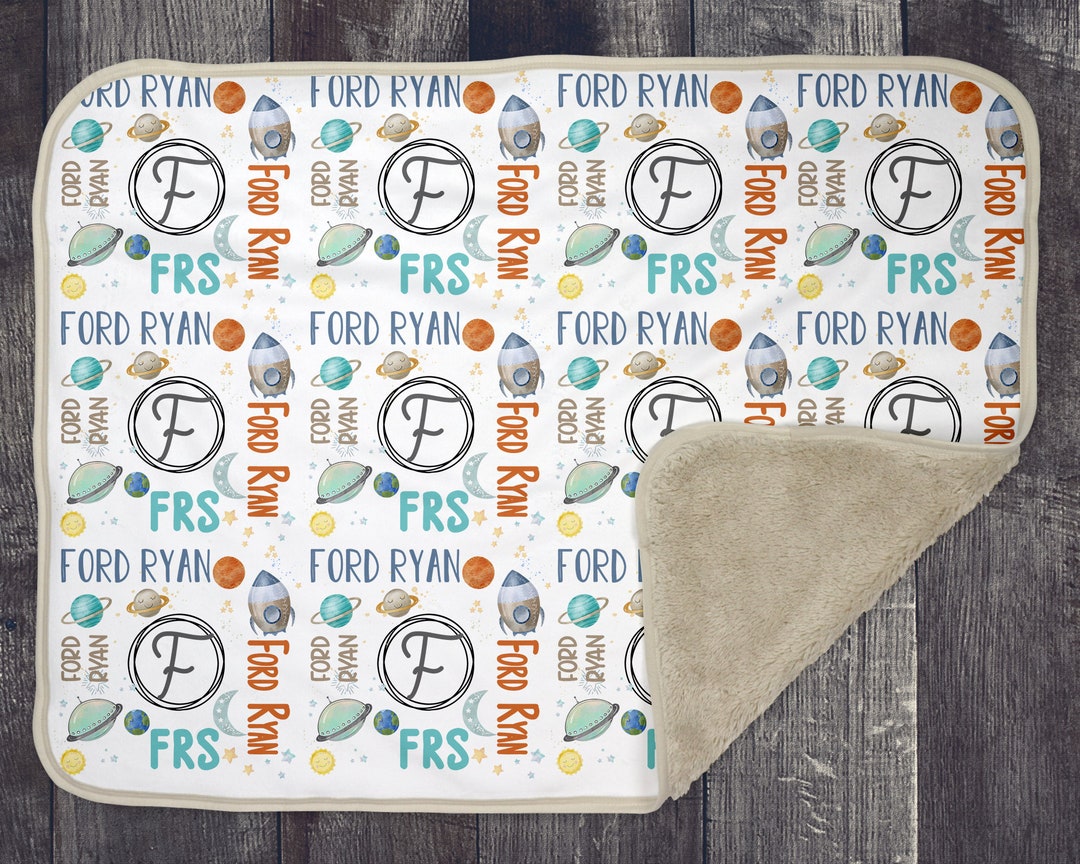 Baby Blanket Template Space Smart Objects and PNG Template