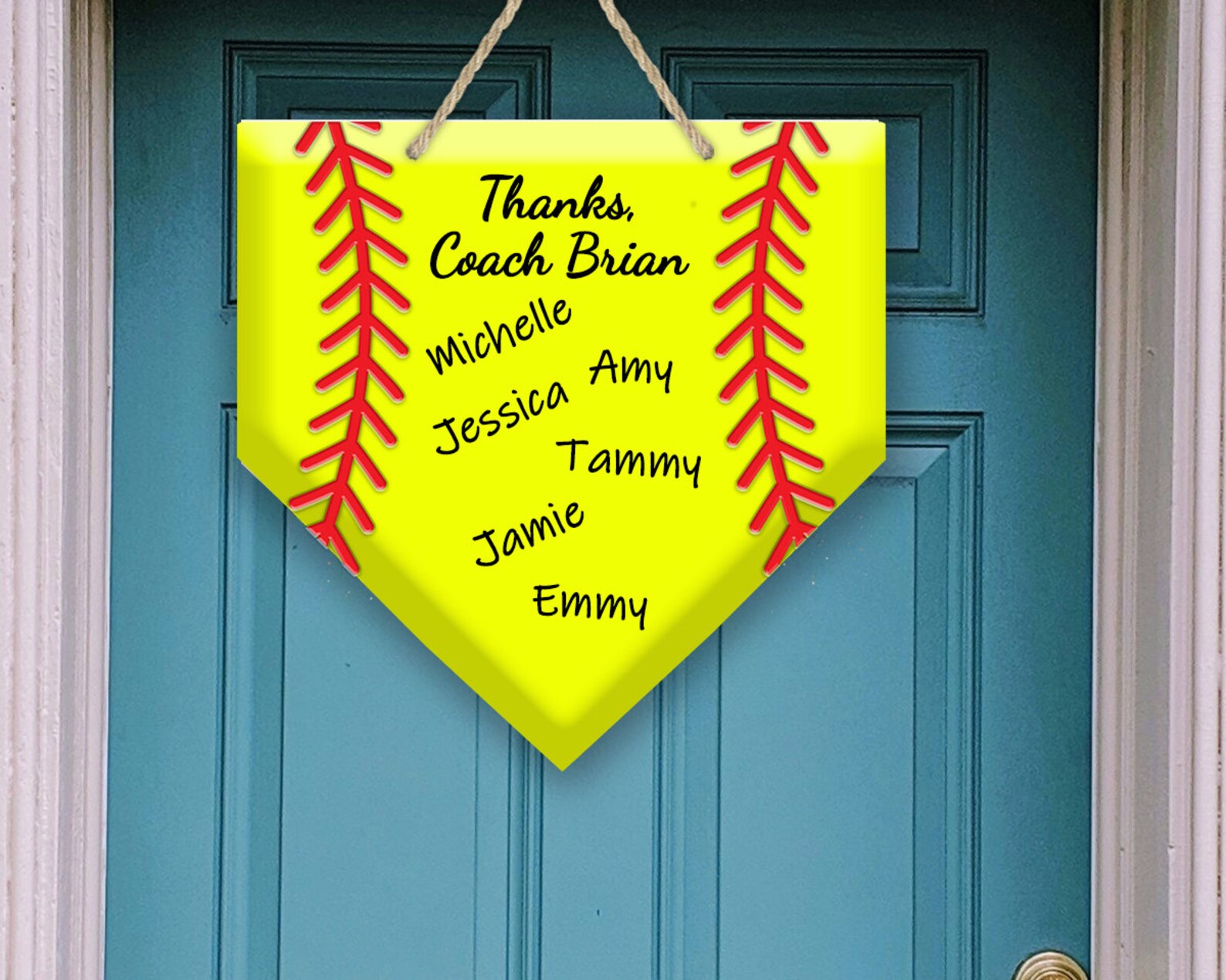 Home Plate Door Hanger Softball Blank Home Plate Sign or Etsy