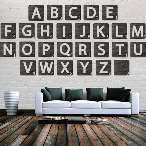 Scrabble Letter Tiles SVG Scrabble Svg Scrabble Tiles A-Z Svg Scrabble  Letters Vector Svg Eps Png Vector Scrabble Digital Design 