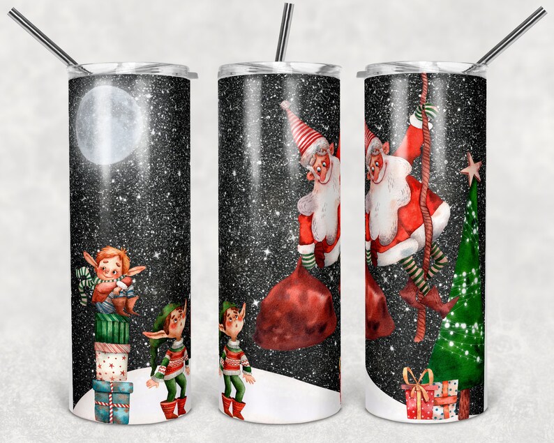 Download Christmas Skinny Tumbler Sublimation SVG File