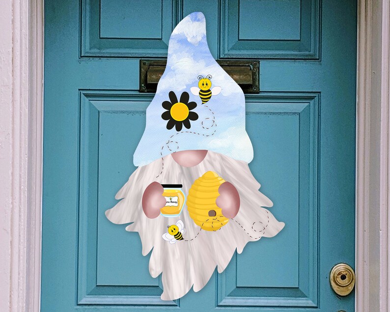 Download Gnome Door Hanger Honey Bee theme w and w/o feet ...