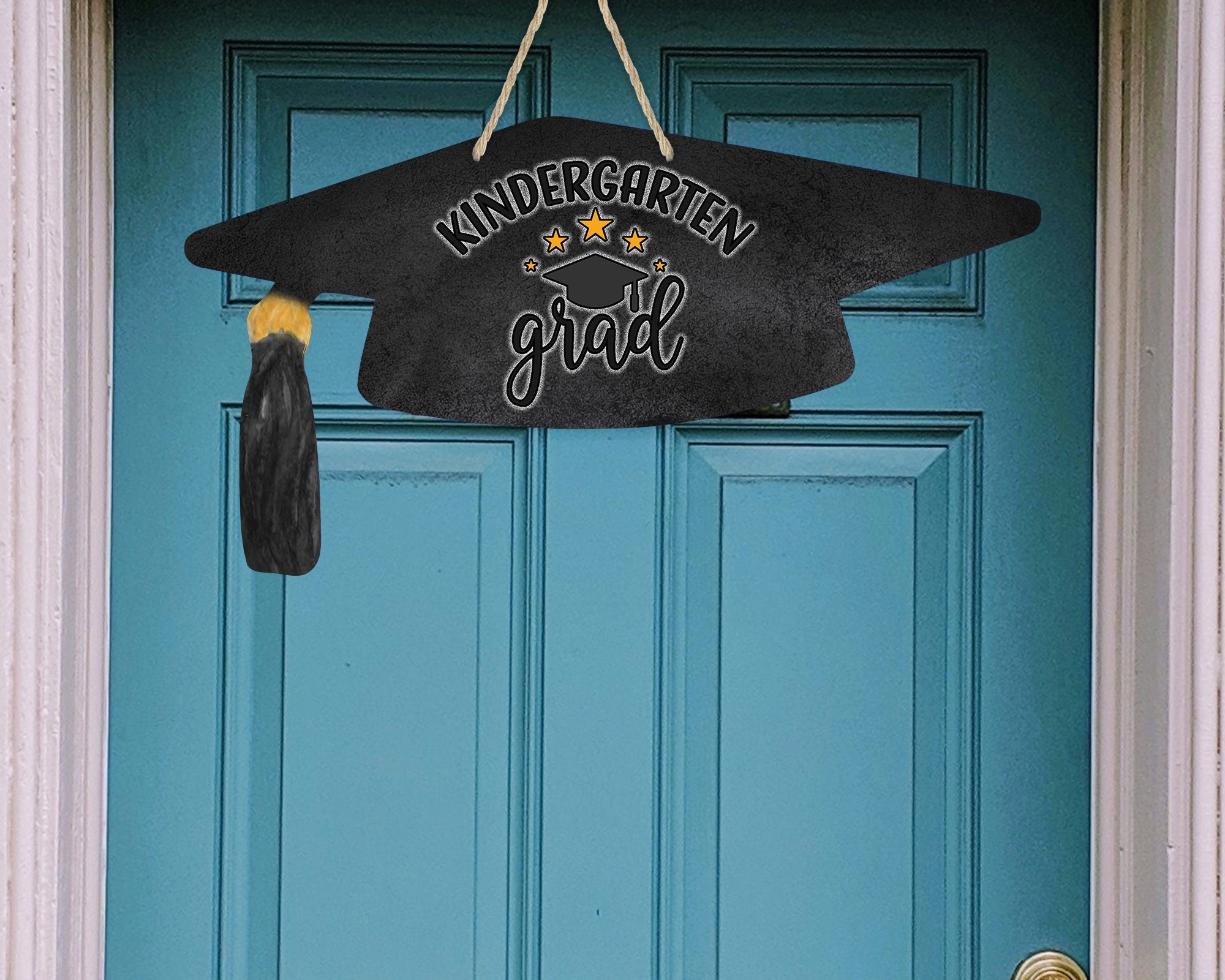 Graduation Cap Door Hanger Sublimation Kindergarten Grad Etsy