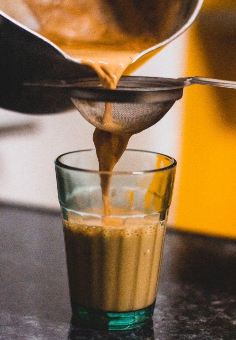 Cutting Chai Glasses Set of 4 With Stand - Etsy