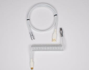 Cable de teclado mecánico en espiral personalizado
