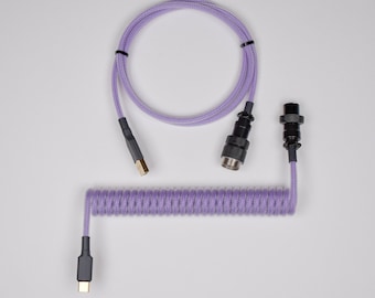 Cable de teclado mecánico en espiral personalizado
