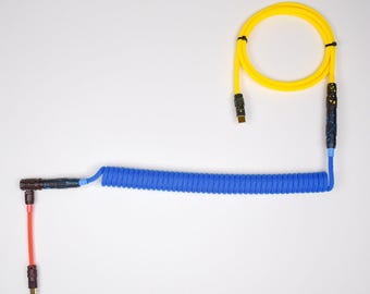 Custom Cerakoted CNC Double Detachable Keyboard USB Cable