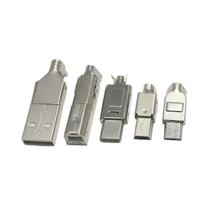 Vernickelte USB-Anschlüsse