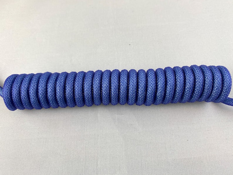 Custom coiled keyboard usb cable