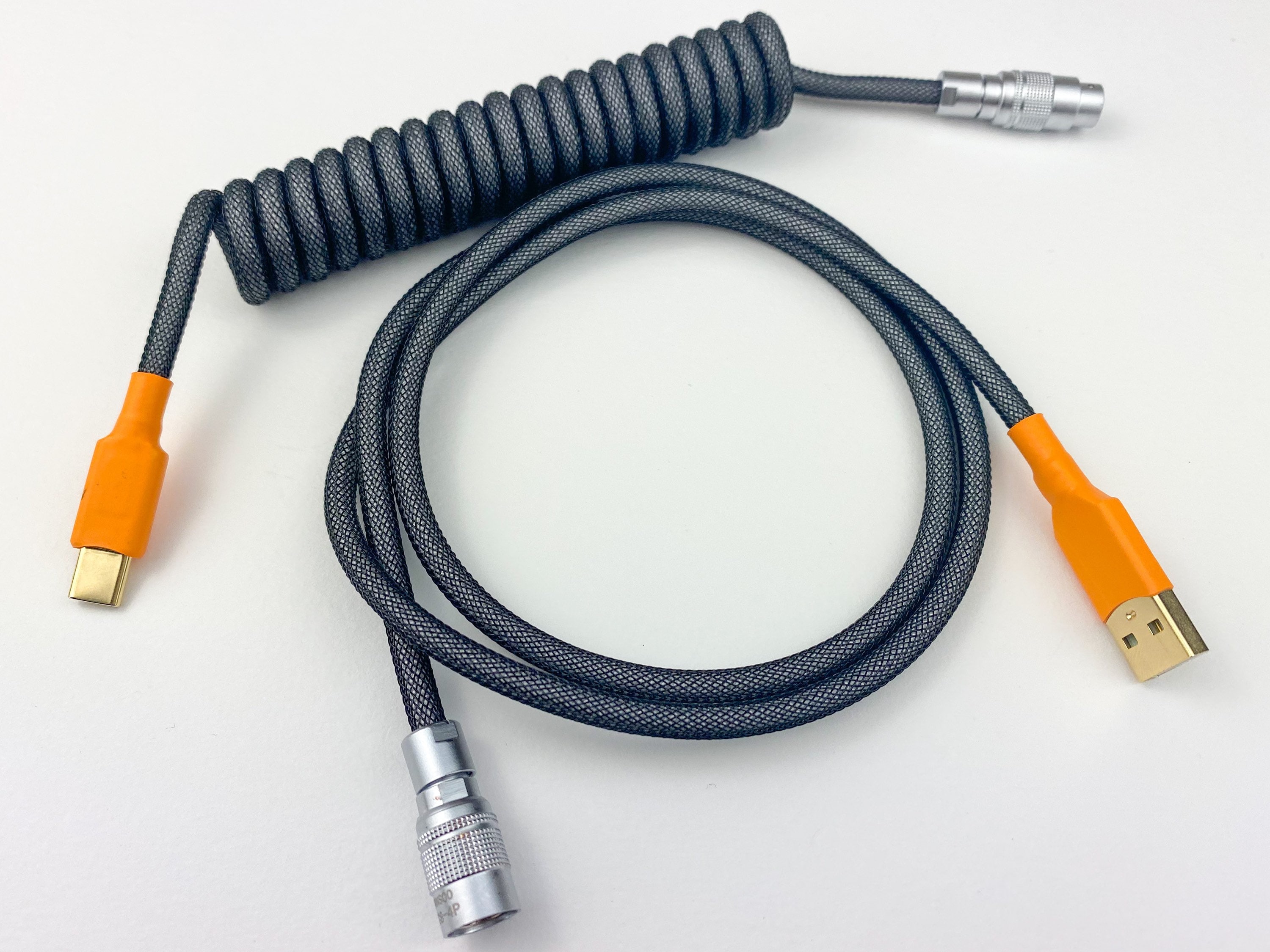 centeret forlade udmelding Custom Coiled Mechanical Keyboard Cable USB C/mini/micro - Etsy