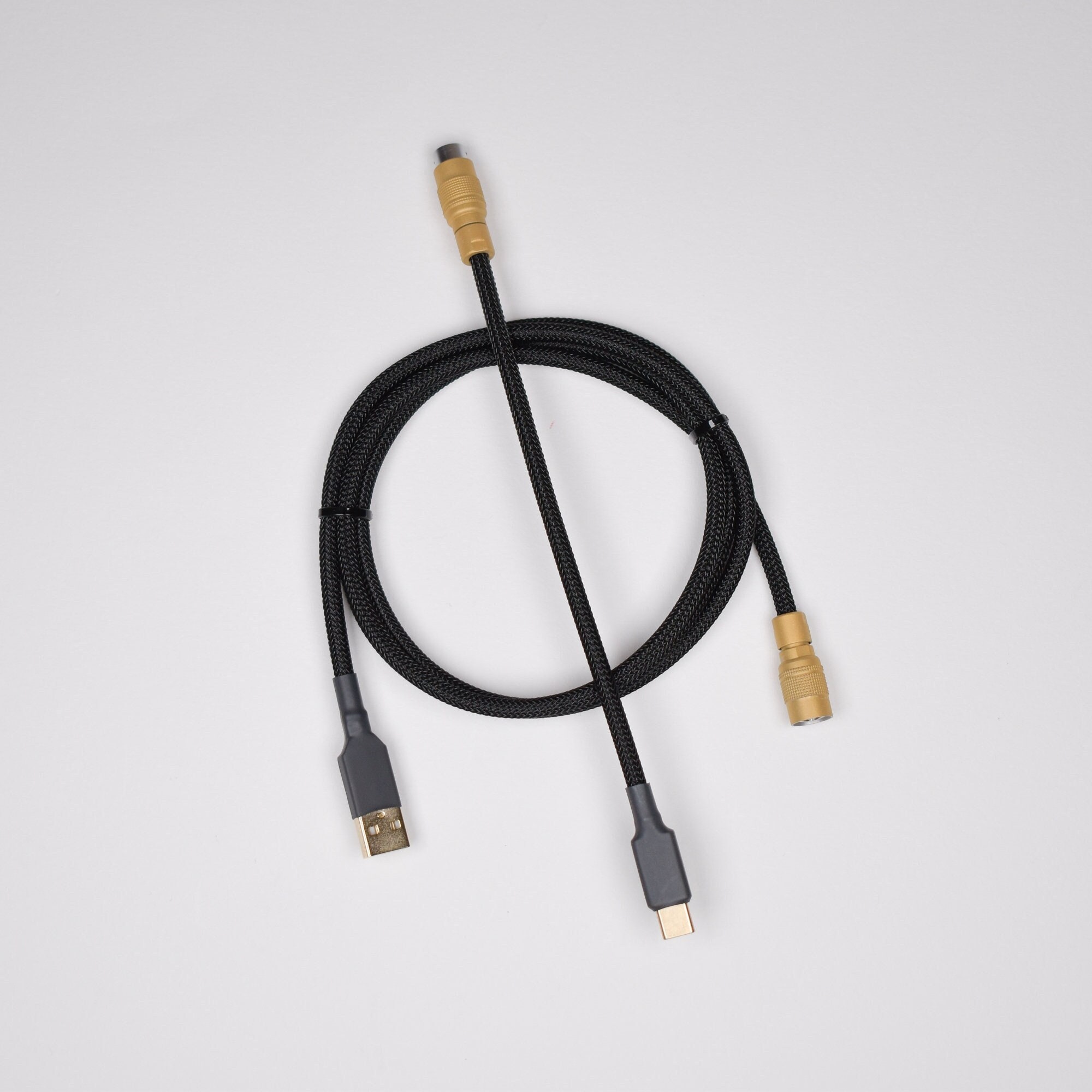 Coiled YC8 Keyboard USB Cable
