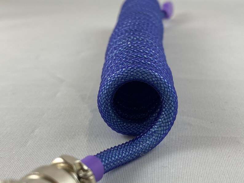 Custom coiled keyboard usb cable