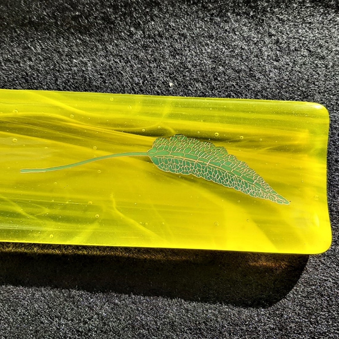 Stained glass incense burner fused glass incense holder Etsy