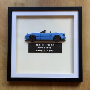 Mx5 - Miata - NA  - Framed gift / Artwork for Friends & Family
