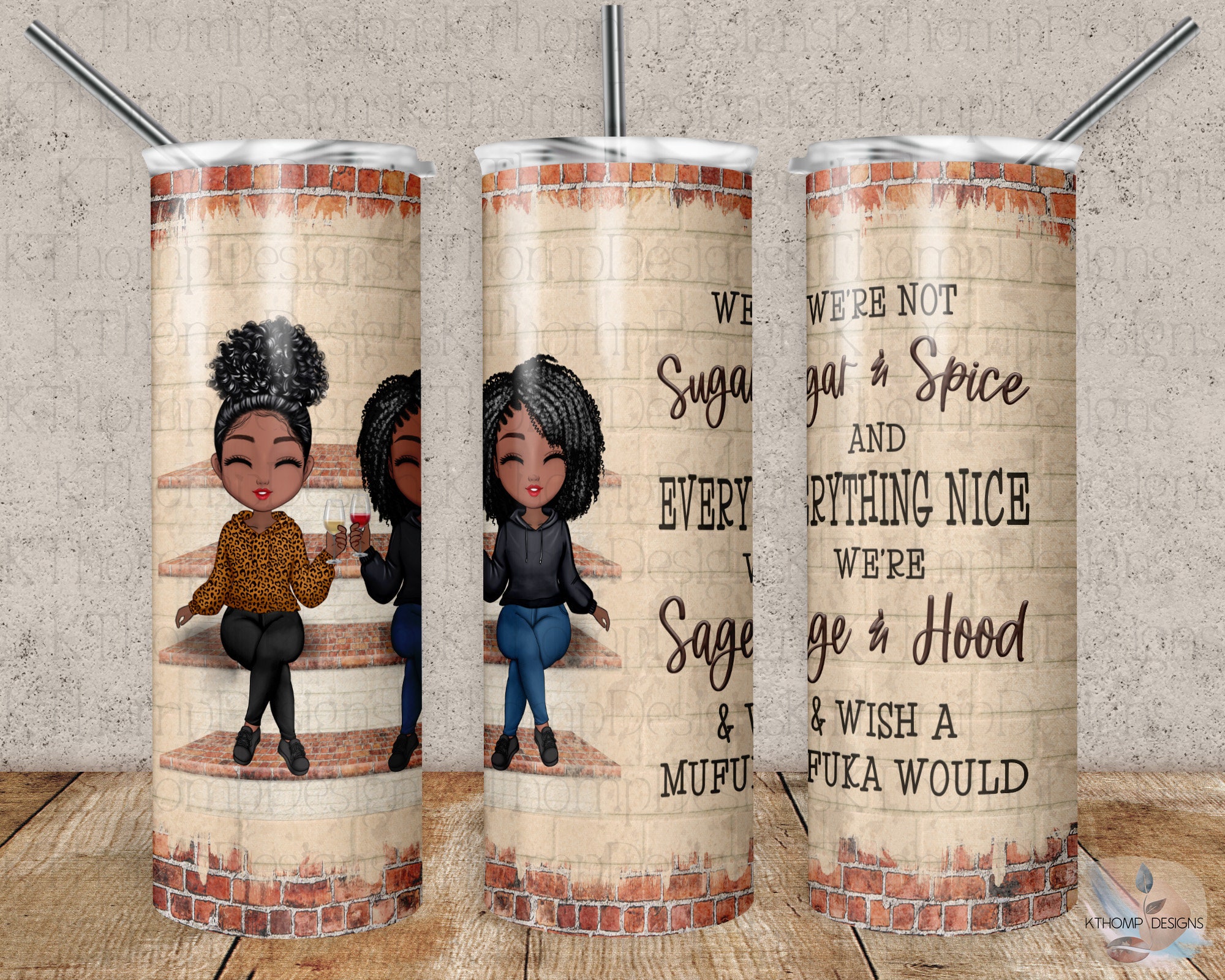 We're Not Sugar & Spice We're Wish A Mufuka Would - Etsy