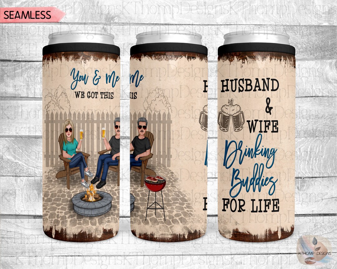 Drinking Buddies Marqueurs De Verres Helpful Husbands - Set De 4 Marqueurs Humoristiques