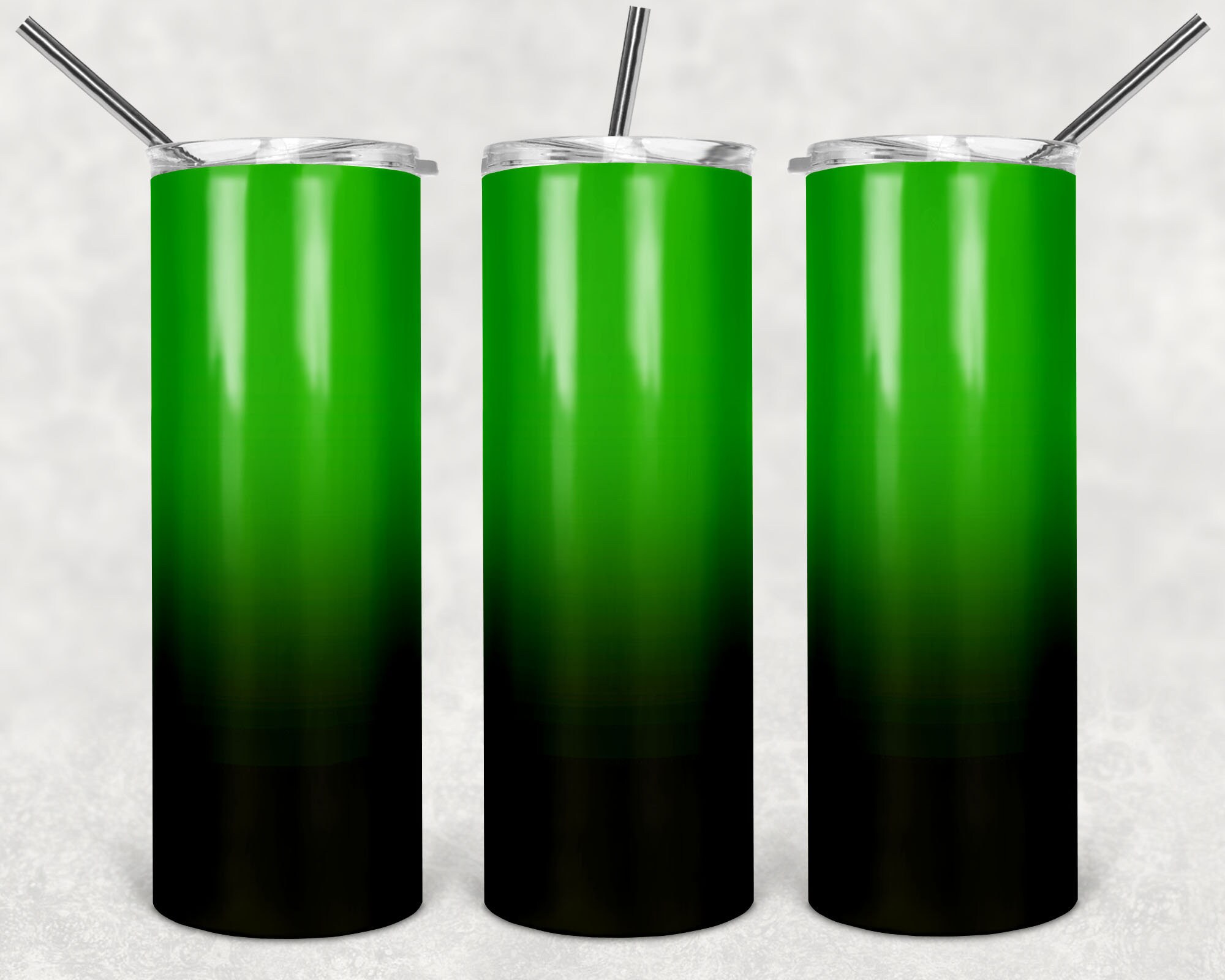 Black to Green Ombre Background Digital Download 20oz Etsy