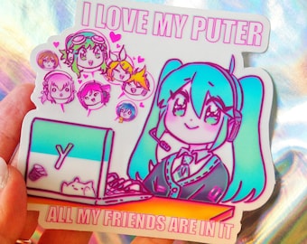 I love my puter all my friends are in it