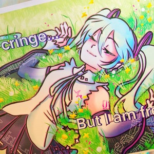 cringe but free 8.5 x 11 print
