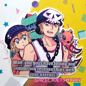 Twewy Vinyl Sticker Beat Rhyme Meme