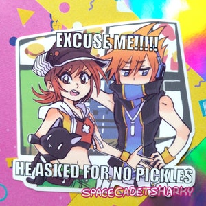 Twewy Vinyl Sticker Shiki Neku Meme