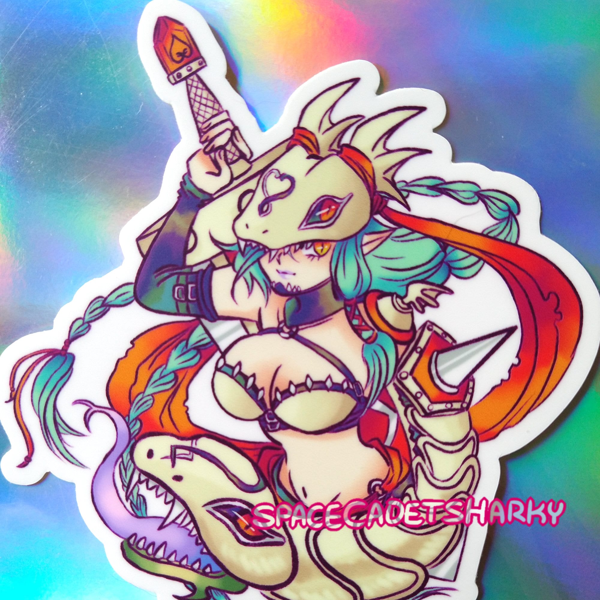 Digimon Babe, Digimon Xros Wars, Mervamon, Vinyl, Stickers, - Etsy