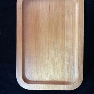 6&quot; x 9&quot; x 3/4&quot; Cherry Wood Valet Tray
