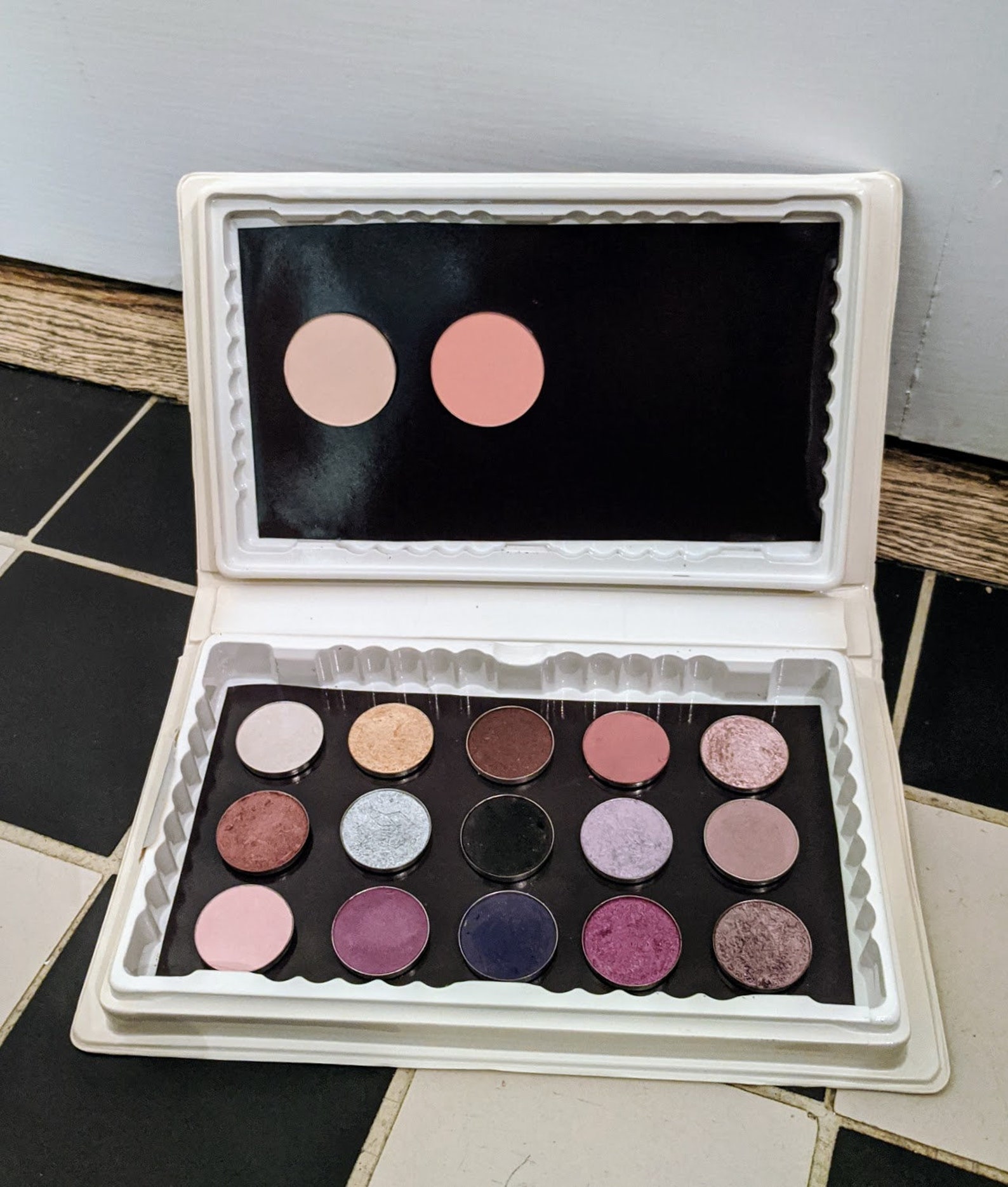 Empty Eyeshadow Palette Double Sided Etsy