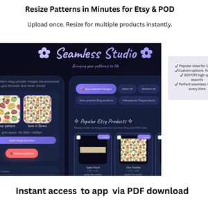 Seamless Pattern Resizer Tool | Etsy POD Tumbler Mug Wrap Designs (PDF Download) | Seamless Studio