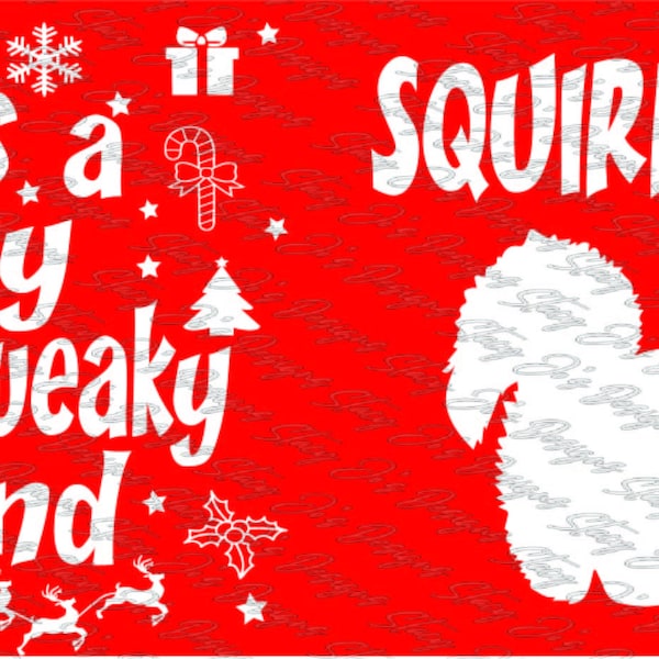 Bundle of 2 Christmas Vacation Squirrel SVG jpg dxf eps pdf Clark W Griswold Cousin Eddy cut file instant download cricut