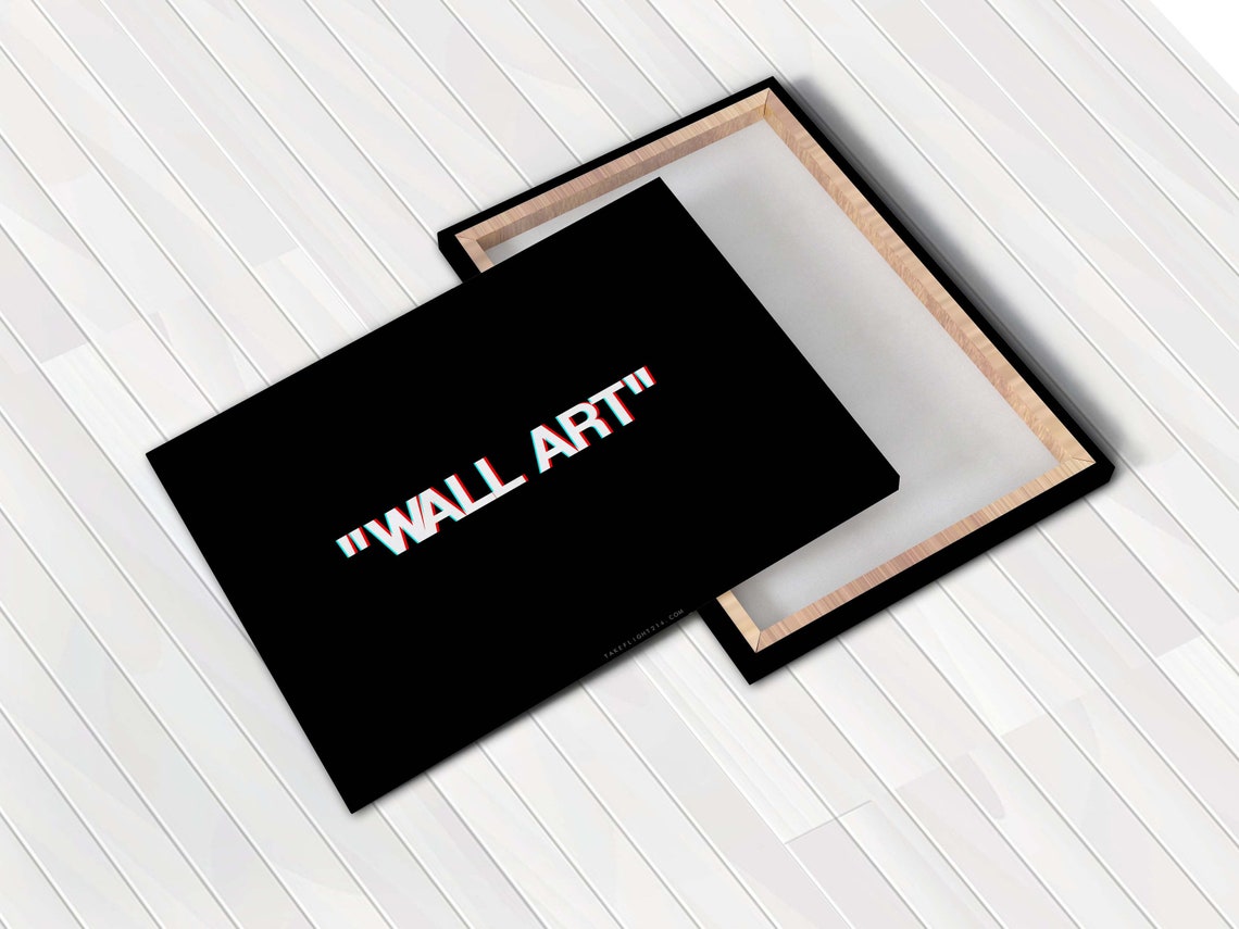 Wall Art Minimal Canvas Print Hypebeast Canvas Hip Hop Etsy