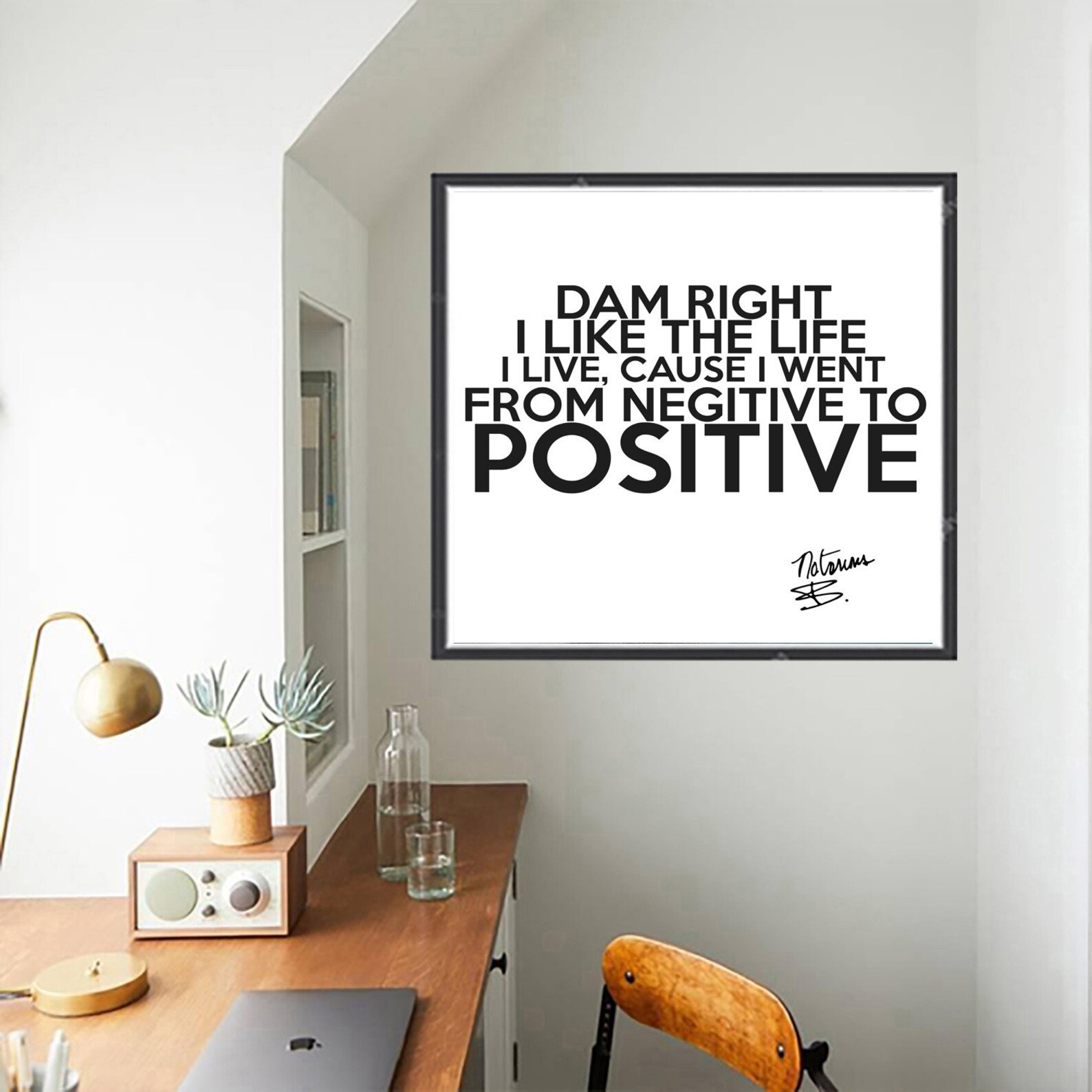 Negitive Positive Poster Hypebeast Poster Hip Hop Poster | Etsy