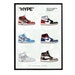 Hype History Sneaker Poster, Hypebeast Poster, Kicks Poster, Urban Wall Art, Graffiti Wall Art, Streetwear Posters, Sneaker Wall Art 