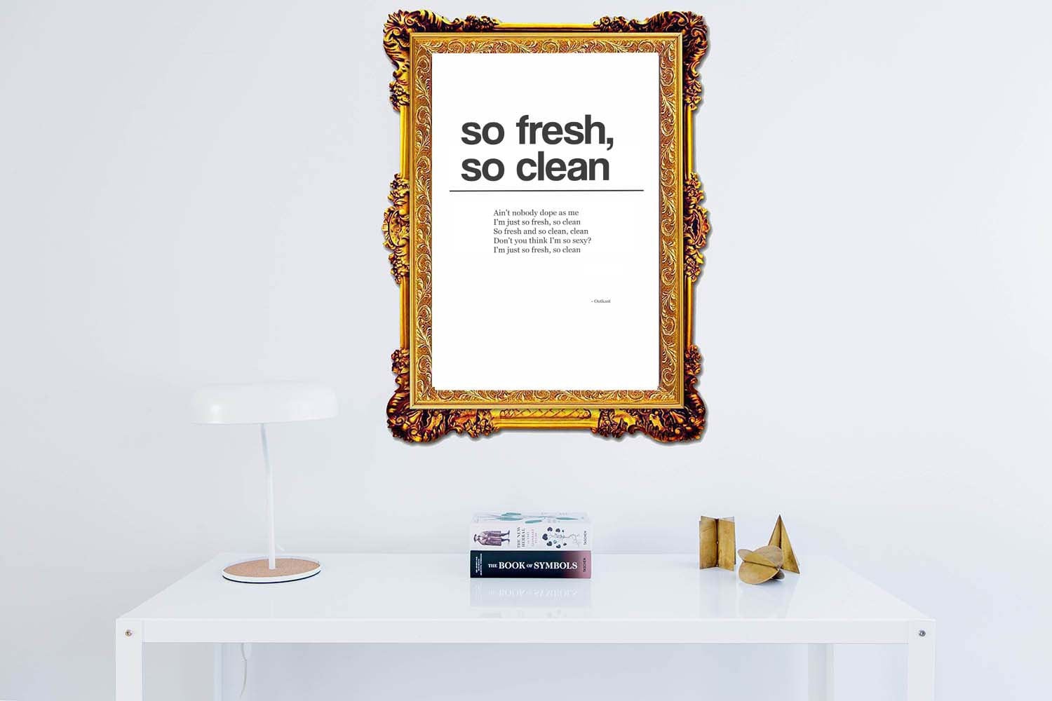 So Fresh So Clean Poster Outkast Lyrics Poster Hypebeast Etsy